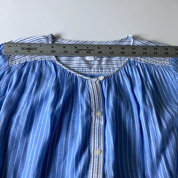 Collarless Button Down Shirt - Picture 6 of 9